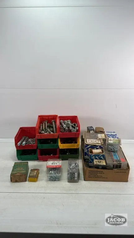 QUANTITY OF BOLTS, NUTS AND SCREWS