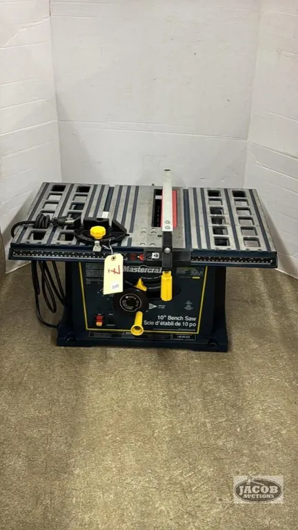 MASTERCRAFT 10IN BENCH TOP TABLE SAW