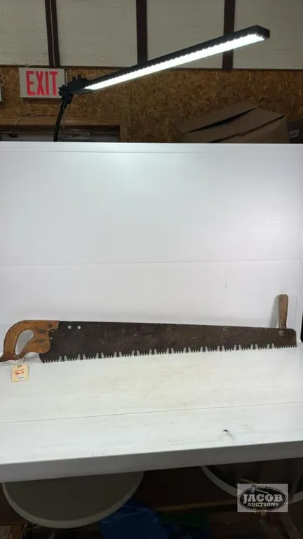 43IN VINTAGE CROSS CUT SAW