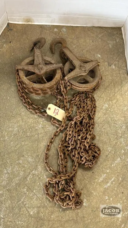 VINTAGE 1TON CHAIN HOIST
