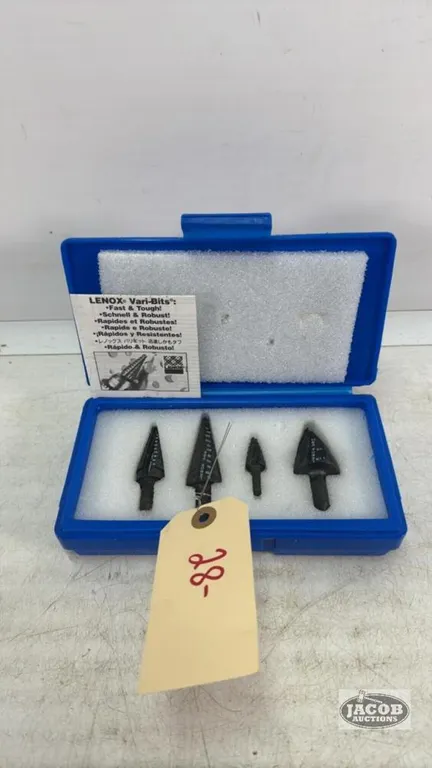 (4) LENOX STEP BITS