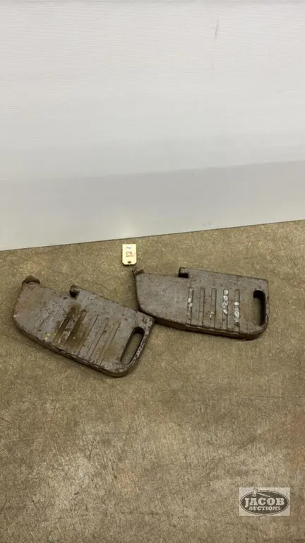 (2) MF SUITE CASE WEIGHTS