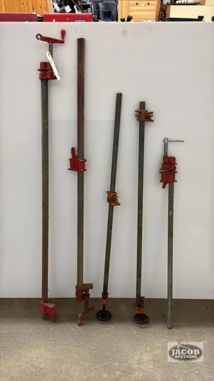 (5) SLIDING BAR CLAMPS