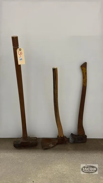 SLEDGE HAMMER, AXE ETC.