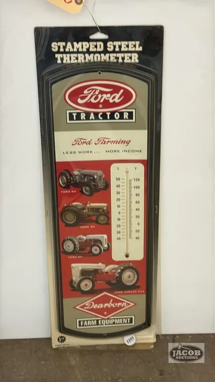 FORD TRACTOR THERMOMETER IN PACKAGE