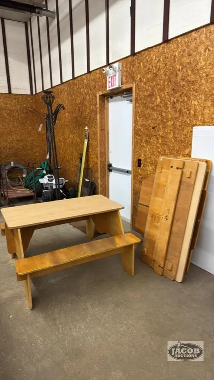 (3) 8 PIECE PICNIC TABLES