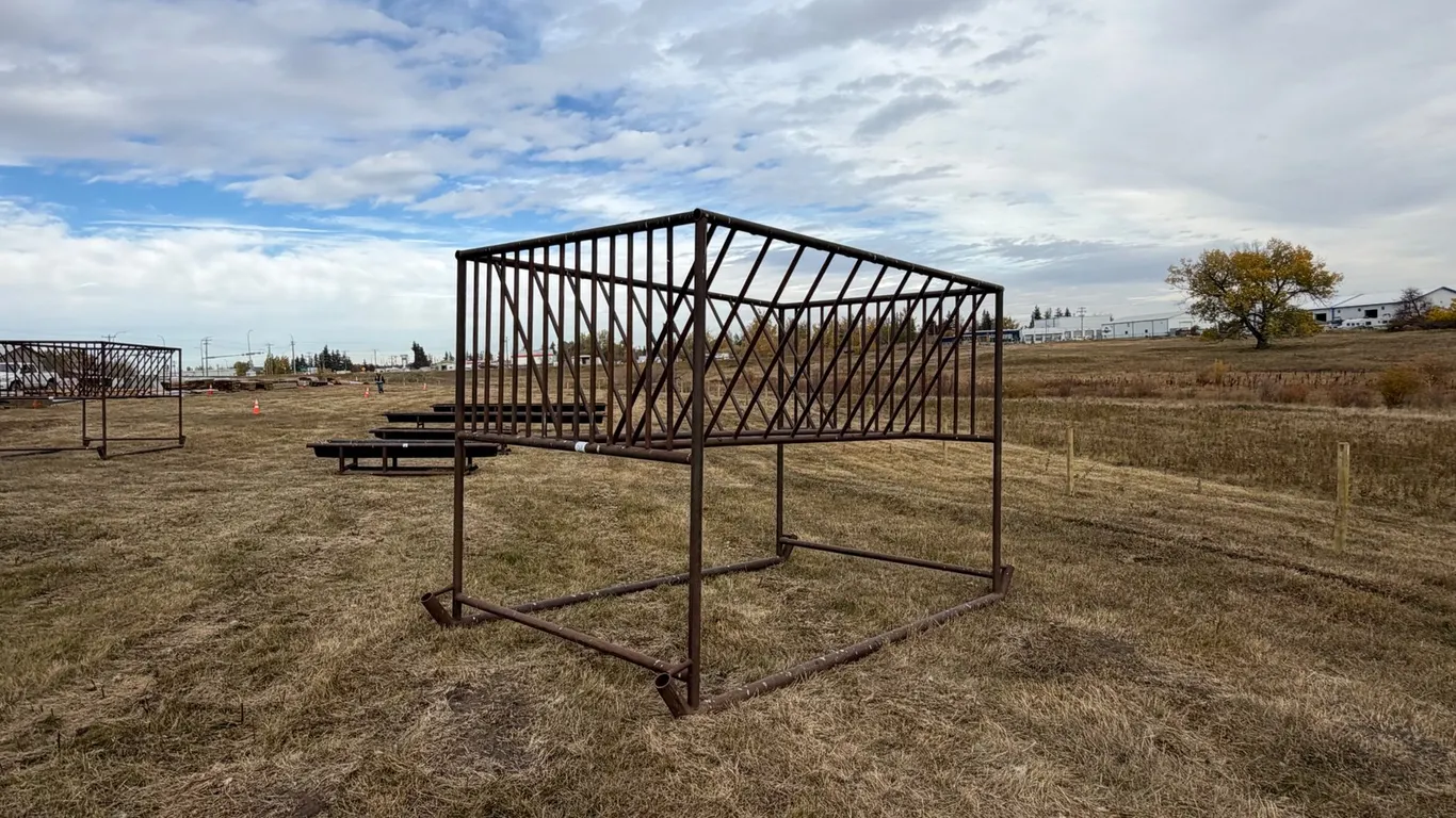 Hay Feeder On Skid