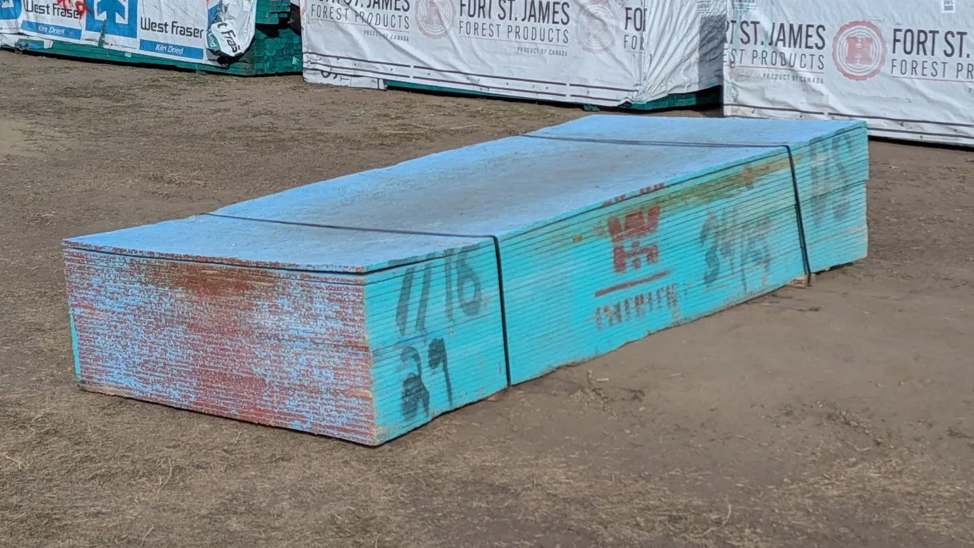 (29) Unused 4'x9'x7/16" OBS Sheathing