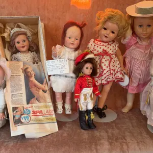 20th-Century Dolls Including Rare 1948 Canadian Doll, Boxed Doll, Bisque