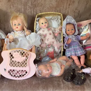 Baby Dolls and Accessories Including NIB Lil' Vicki and Tea Set
