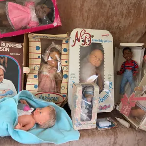 Boxed Dolls Including Archie Bunker Grandson, Dee Cee, Fifth Avenue Collection
