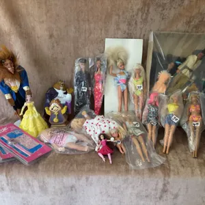Barbie Dolls, Disney Beauty and the Beast Figures, Barbie Watches