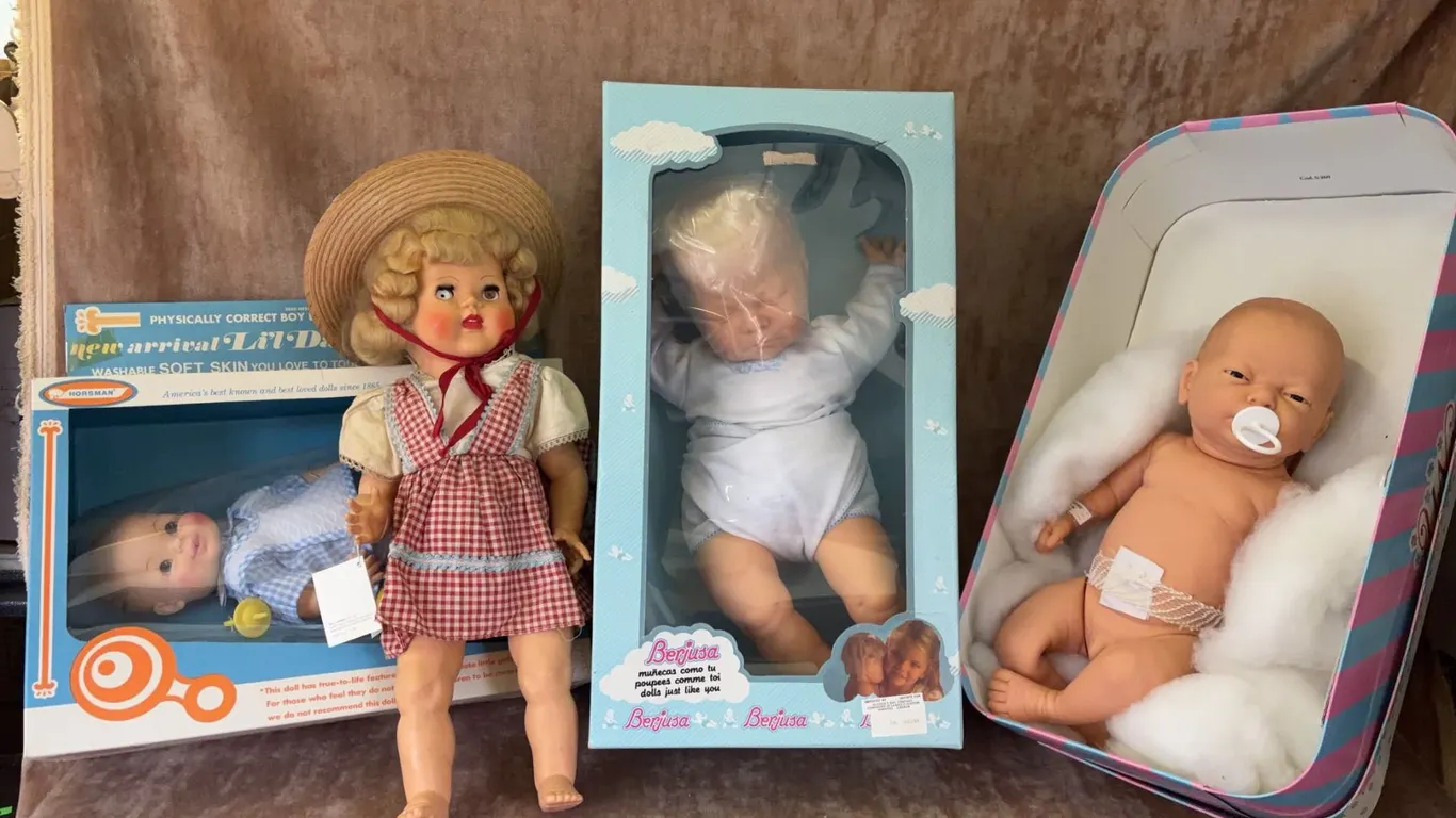 Four Dolls Including Bejusa and Horsman Lil' Dave in Original Packaging