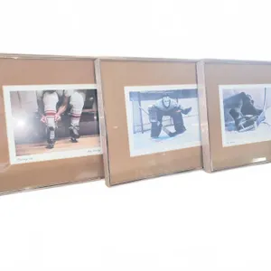 Ken Danby Signed Framed Hockey Prints Set of 3