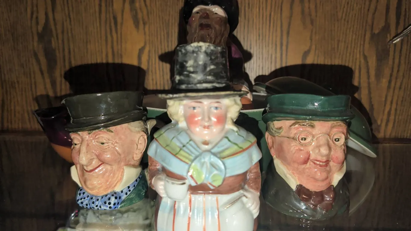 Royal Doulton Character Jugs and H. Wain & Sons Toby Jug Assortment