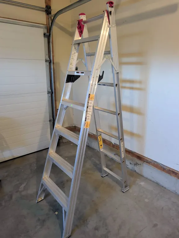 6 Foot Aluminum A Frame Extend Ladder