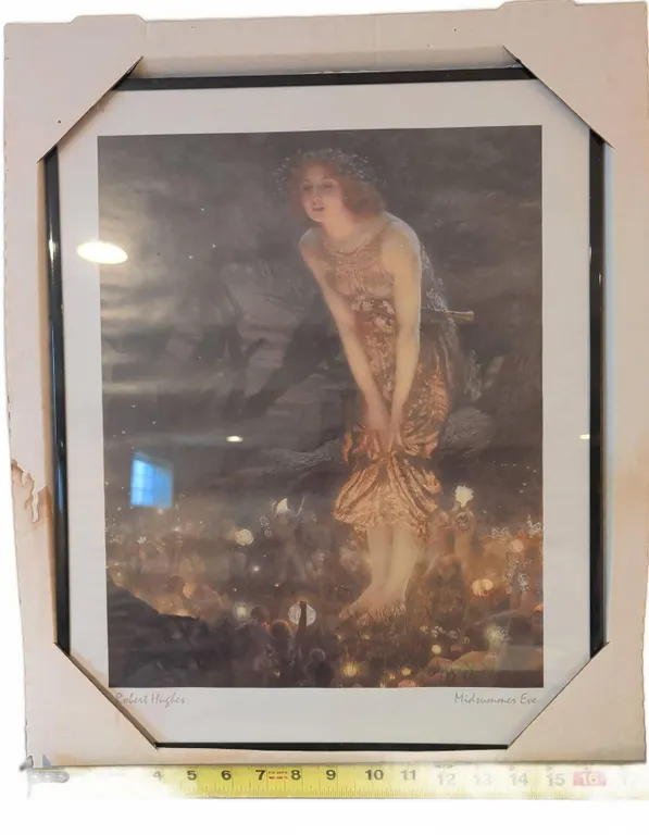 Robert Hughes "Midsummer Eve" Framed Print, Approx. 17 x 21 Inches