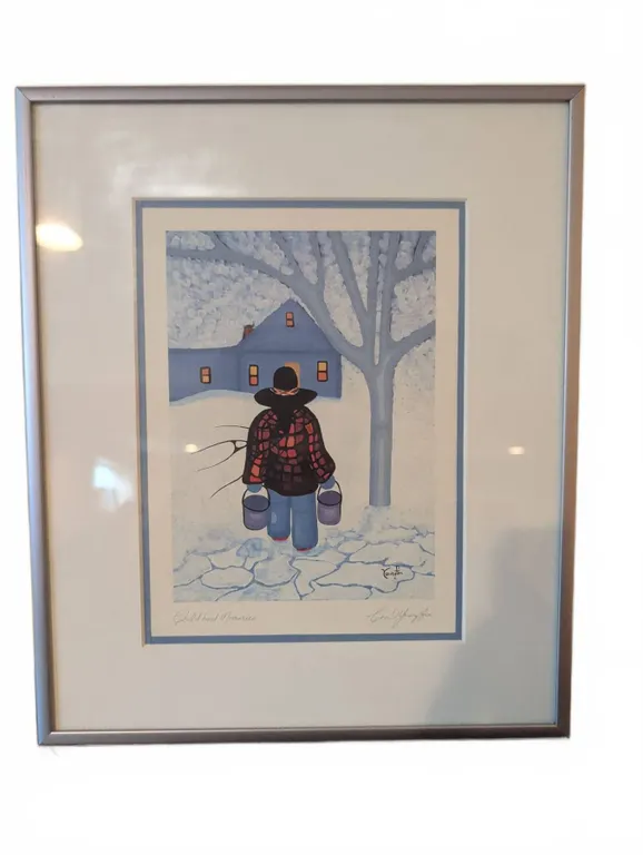 Gisele Lapalme Framed Print "Childhood Memories" Signed and Numbered