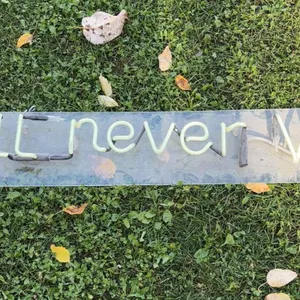 Neon Sign "You'll Never Win"