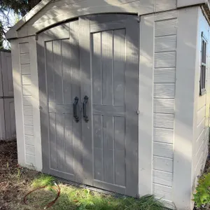 6 x 8 Outdoor Shed With Double Doors and Windows