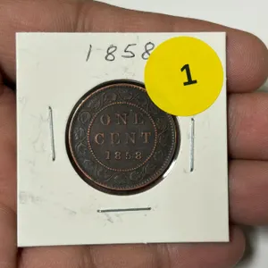 1858 Canadian Large Cent