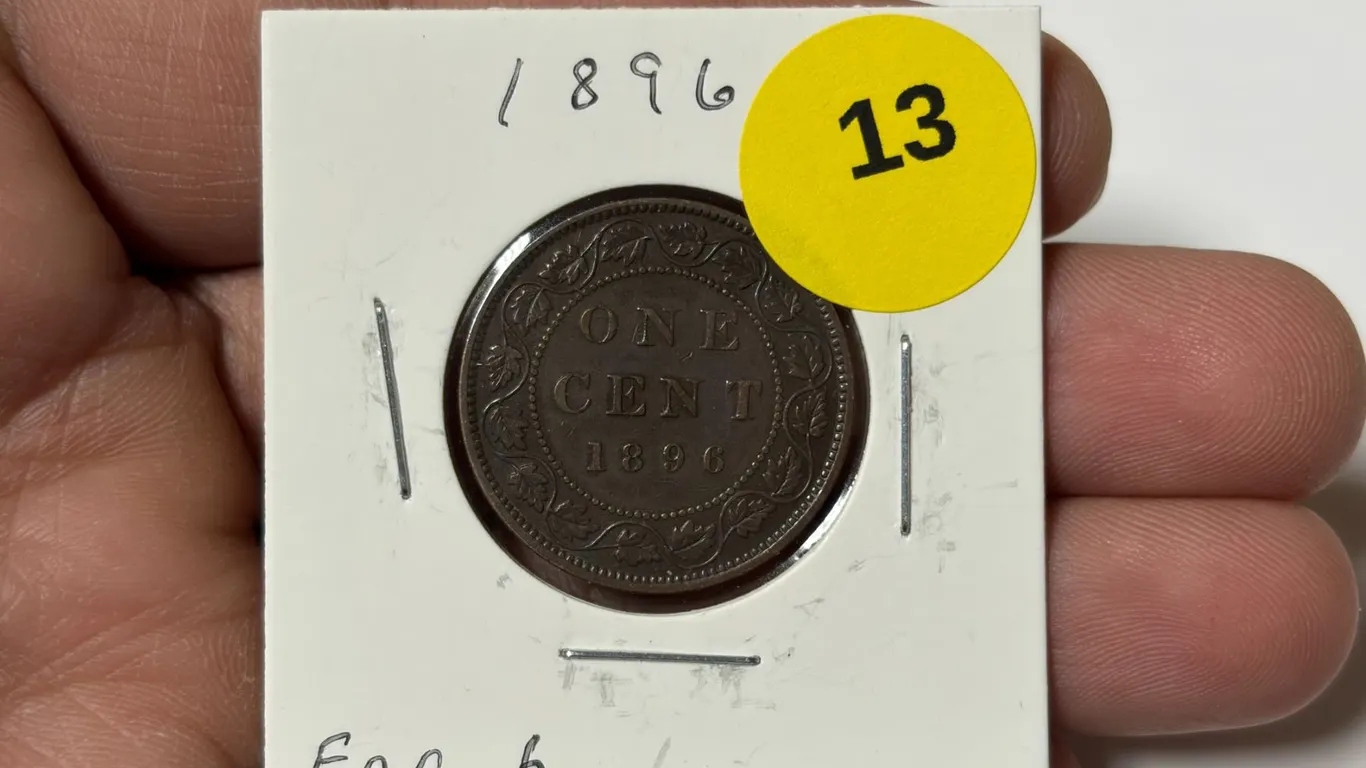 1896 Canadian Large Cent, FAR 6