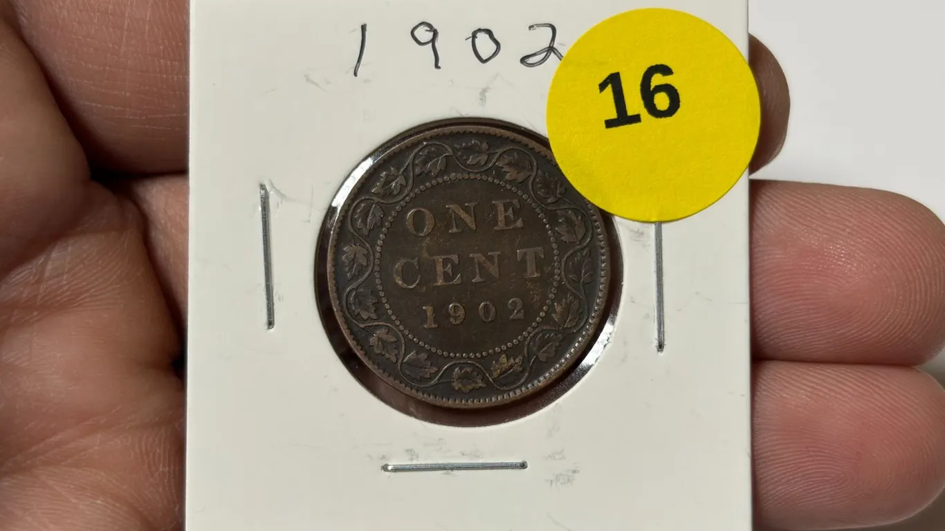 1902 Canadian Large Cent