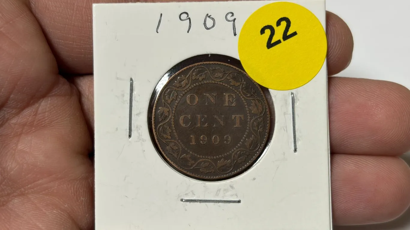 1909 Canadian Large Cent