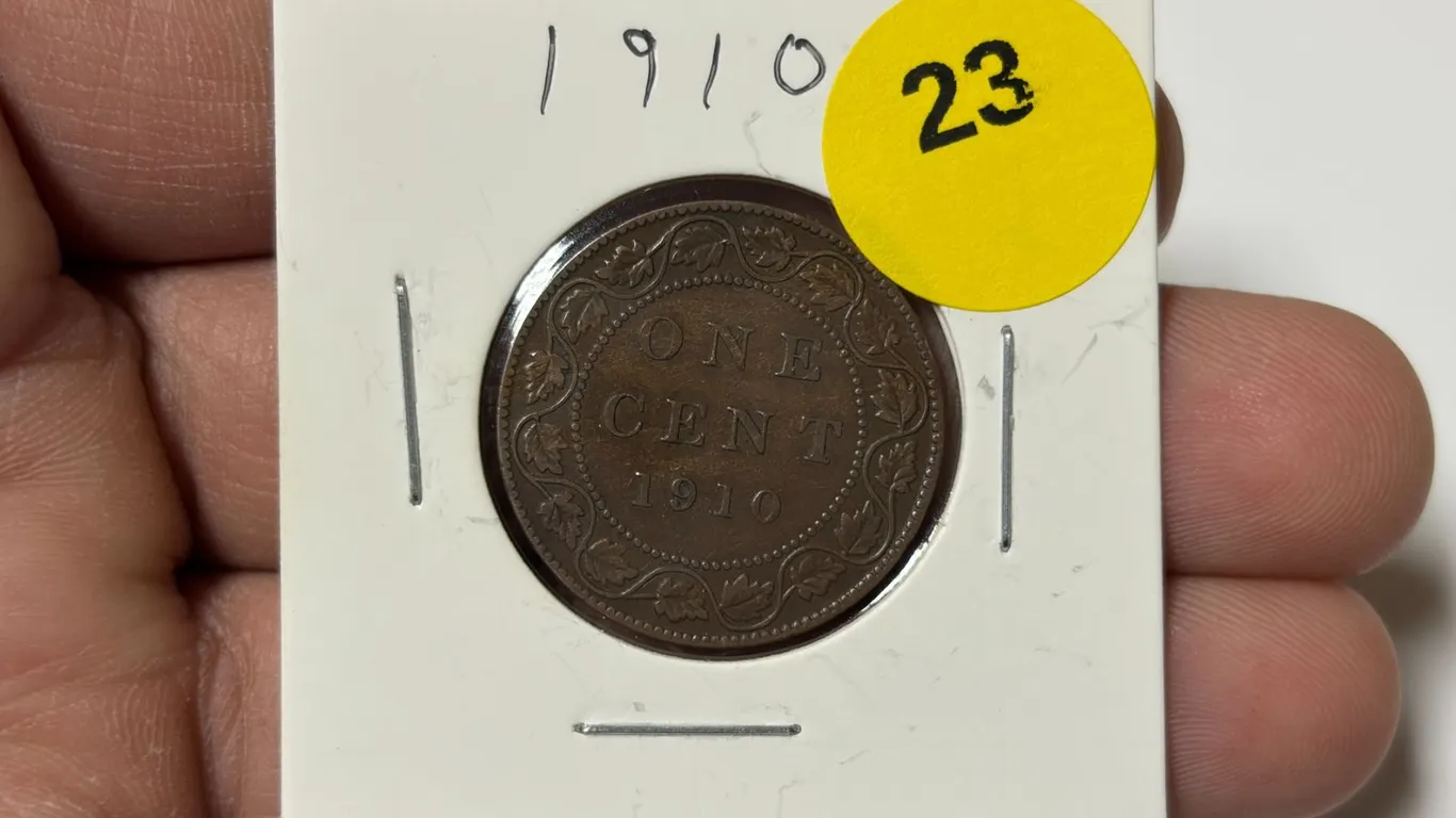 1910 Canadian Large Cent