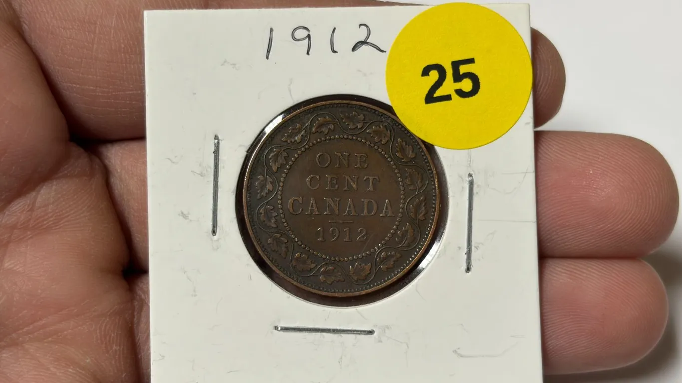 1912 Canadian Large Cent