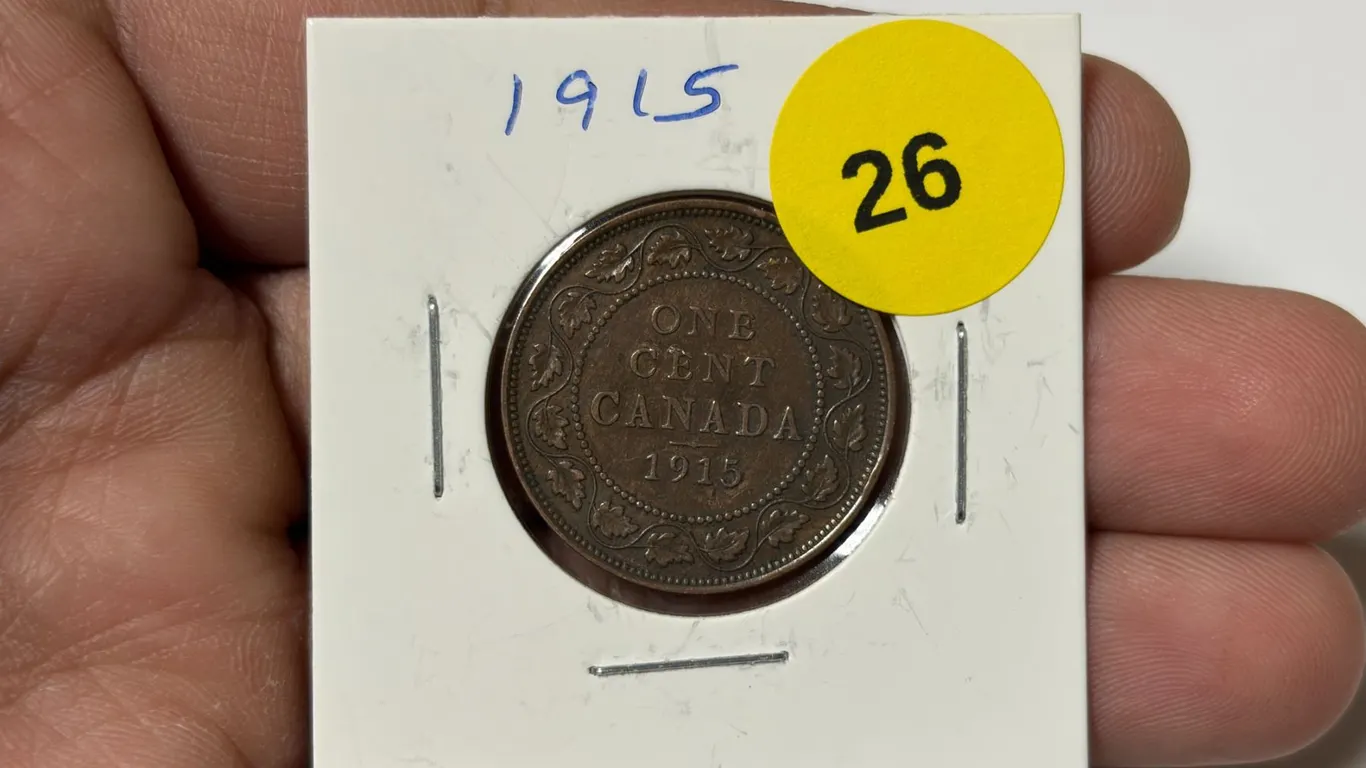 1915 Canadian Large Cent