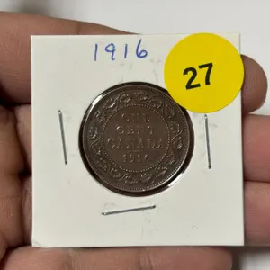 1916 Canadian Large Cent