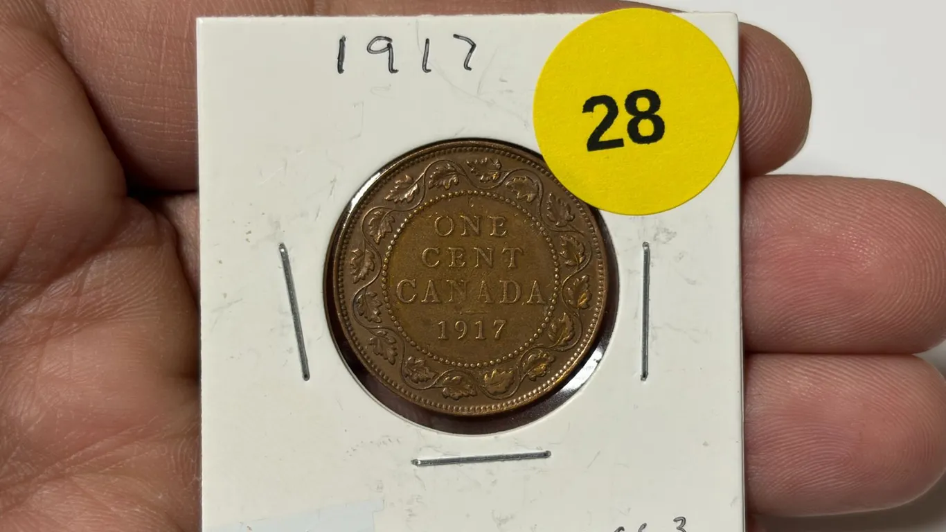1917 Canadian Large Cent