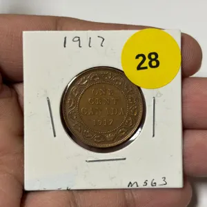 1917 Canadian Large Cent