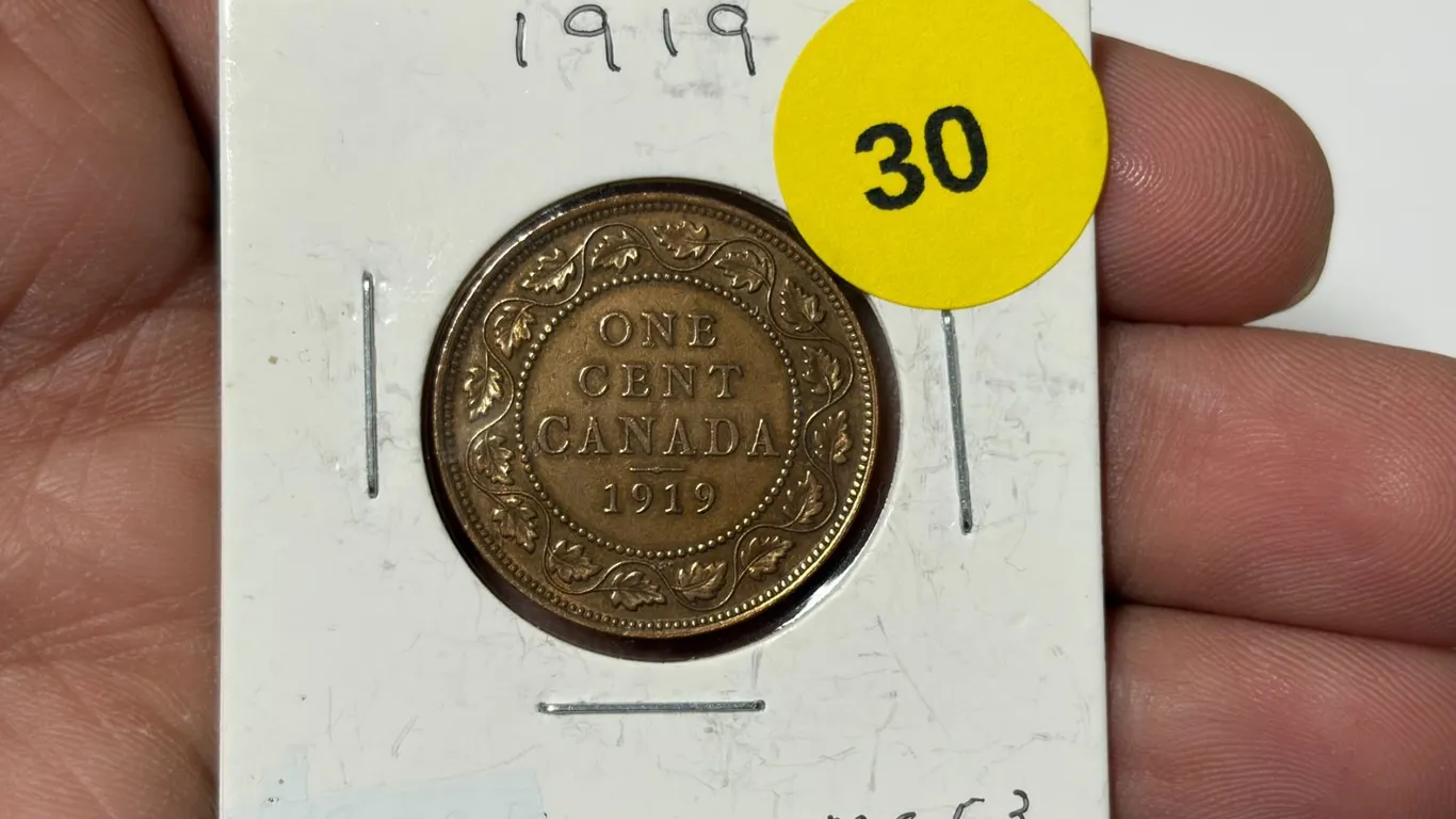 1919 Canadian Large Cent