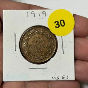 1919 Canadian Large Cent
