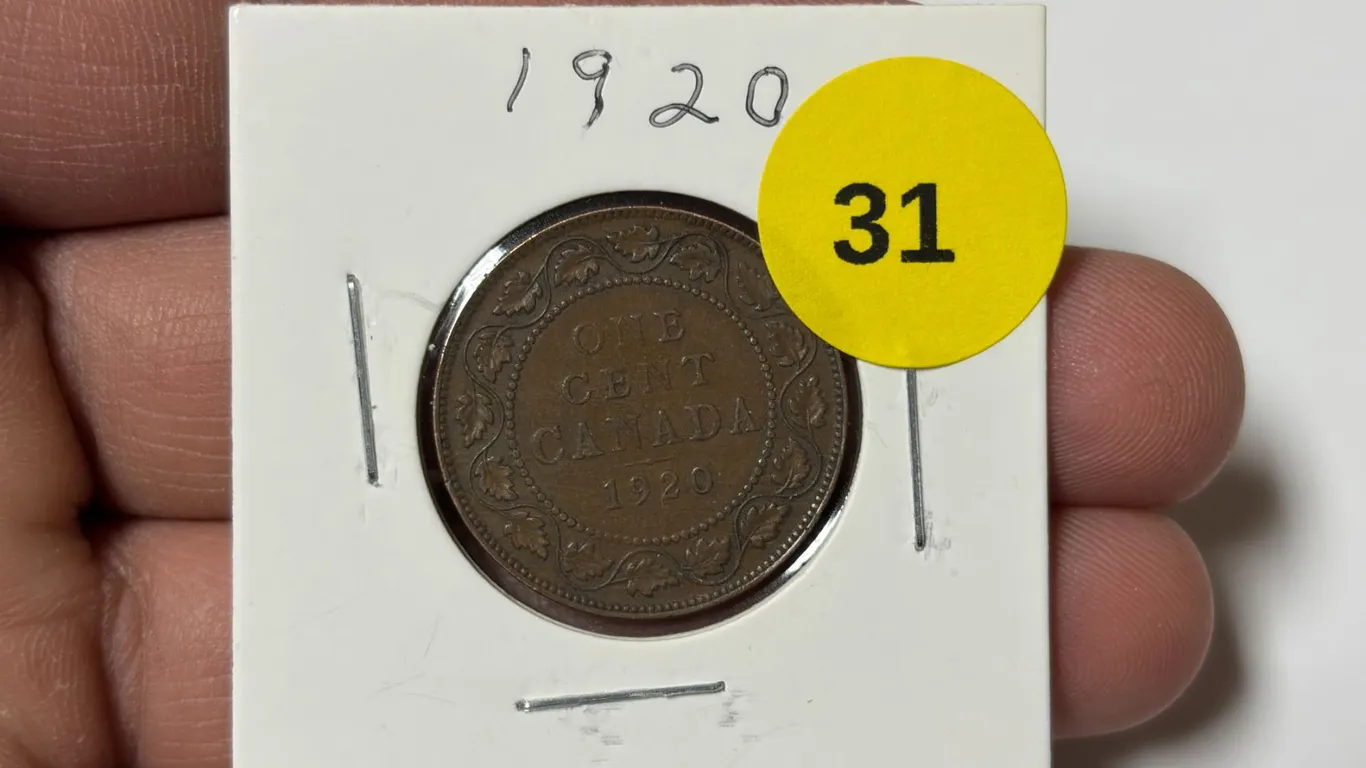 1920 Canadian Large Cent