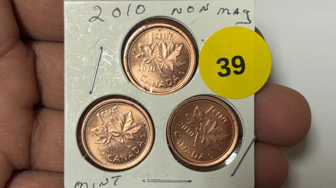 2010 Canadian Small Cent, NON Magnetic,MINT