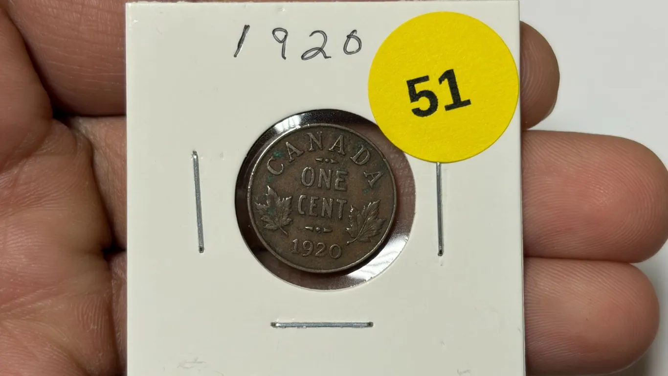 1920 Canadian Small Cent