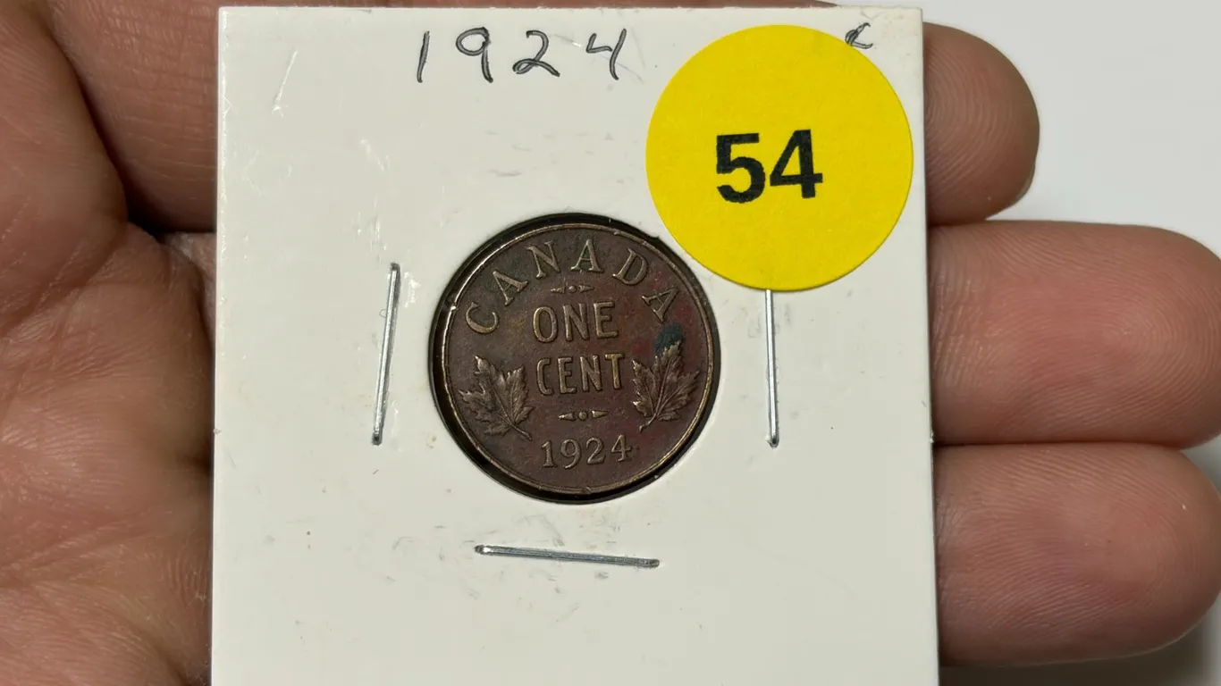 1924 Canadian Small Cent