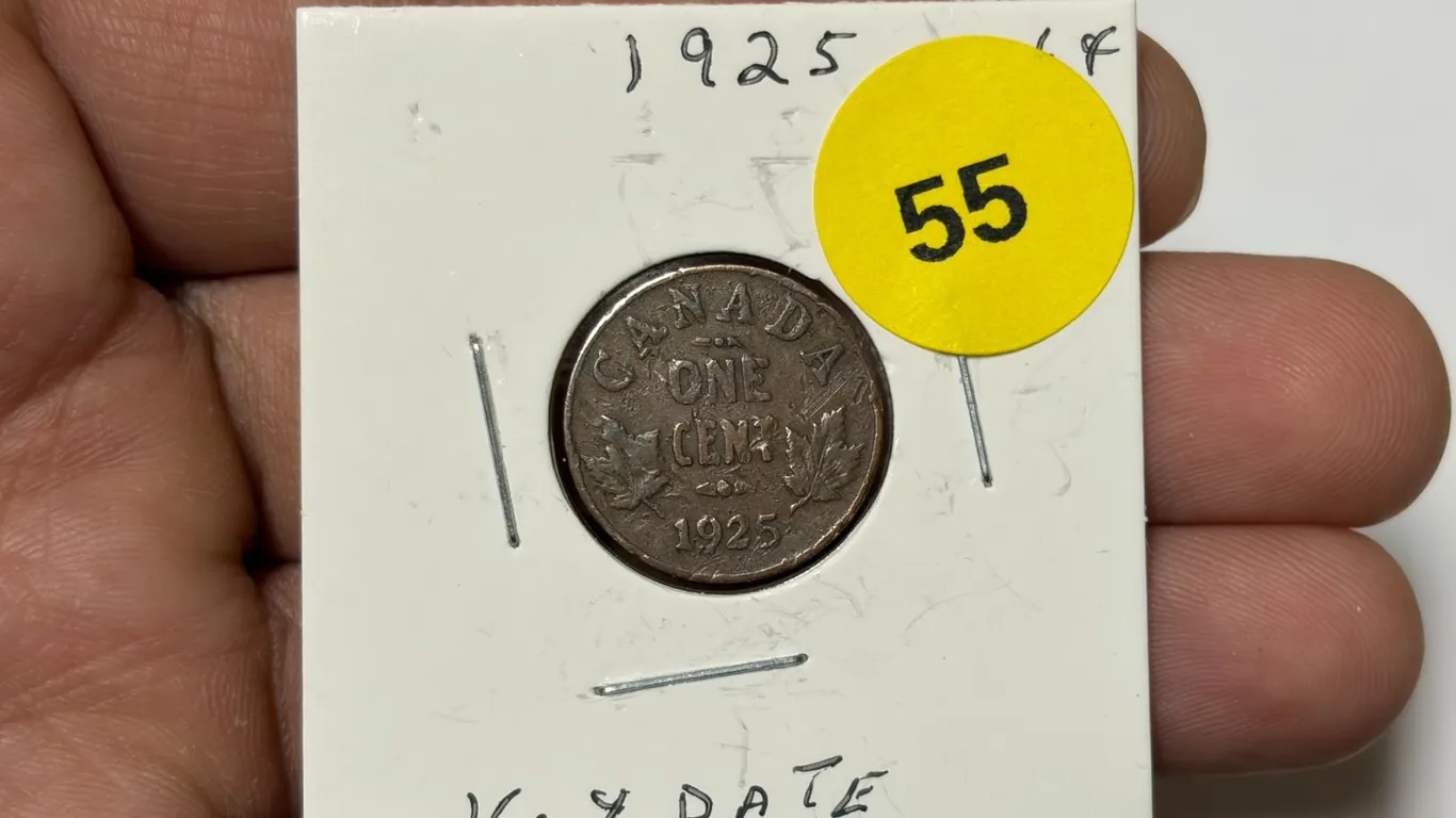 1925 Canadian Small Cent