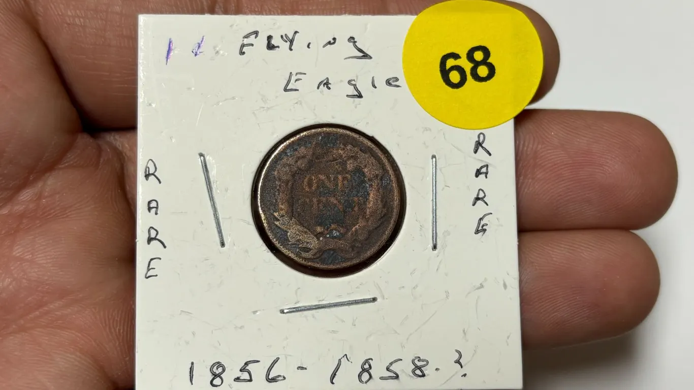 1856-1858 ? U.S. Small Cent, Flying Eagle, Rare