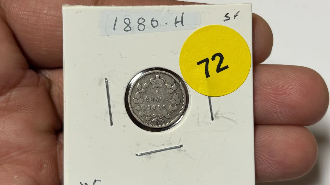 1880-H Canadian Nickle, VG
