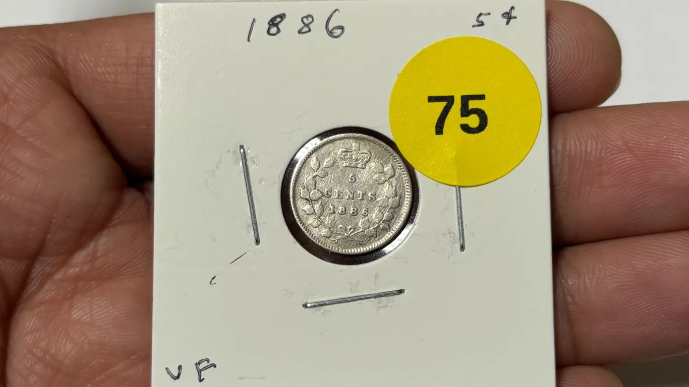 1886 Canadian Nickle, VF