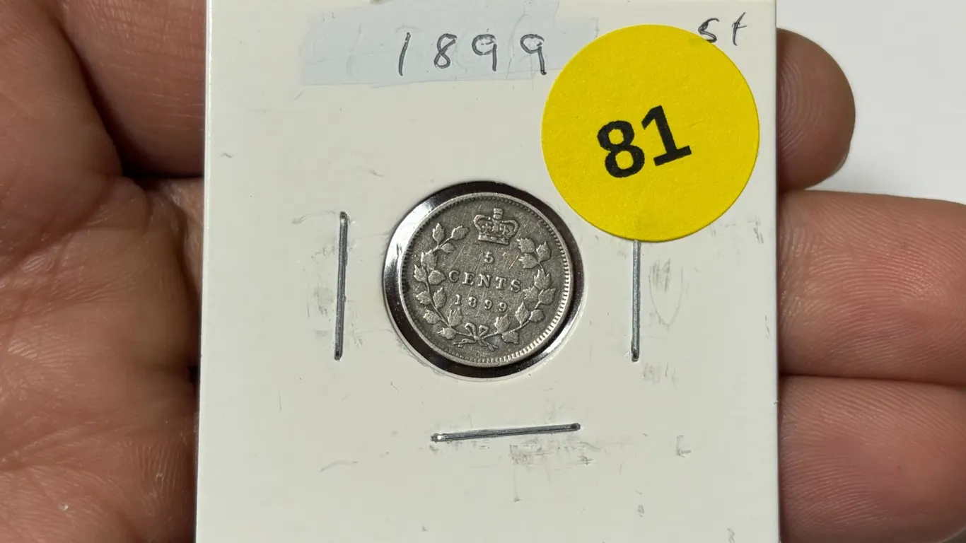1899 Canadian Nickle,VG8