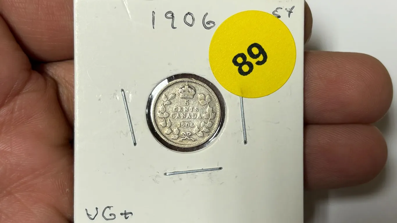 1906 Canadian Nickle,VG8