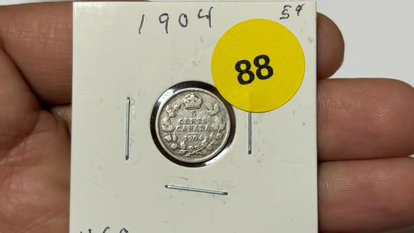 1904 Canadian Nickle,VG8