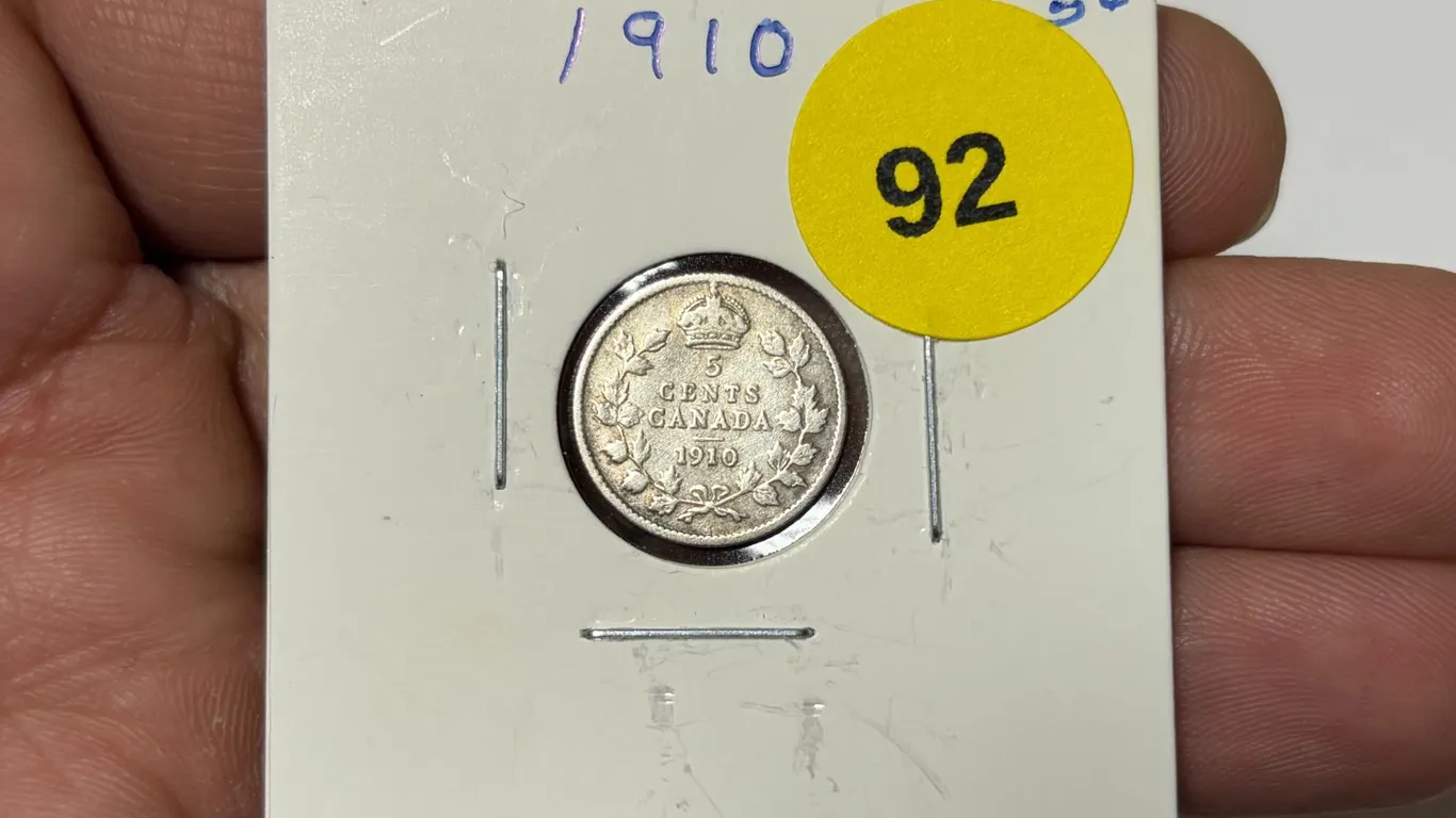 1910 Canadian Nickle,VG8