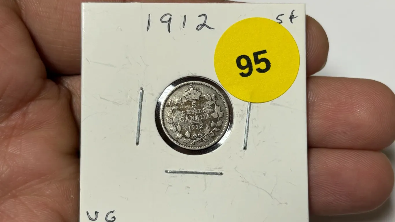 1912 Canadian Nickle,VG8
