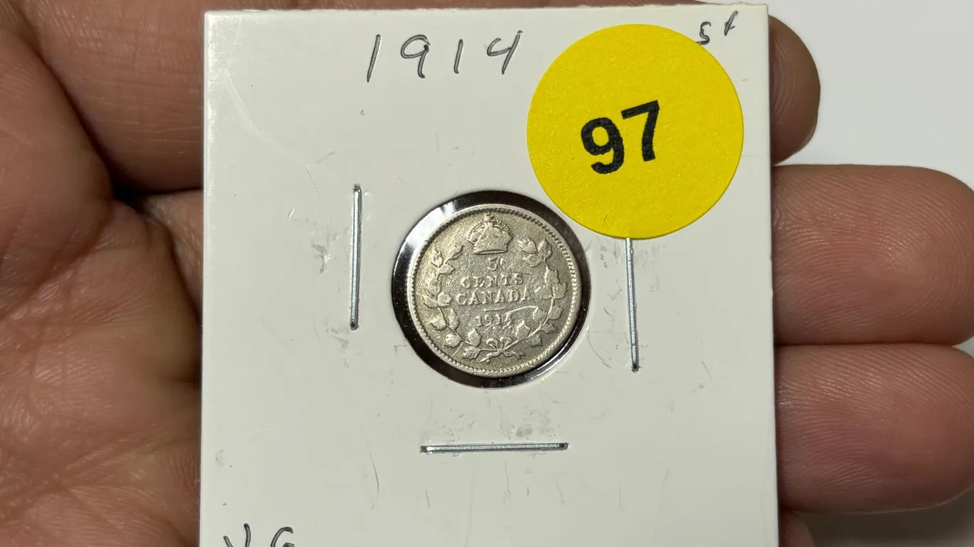 1914 Canadian Nickle,VG8